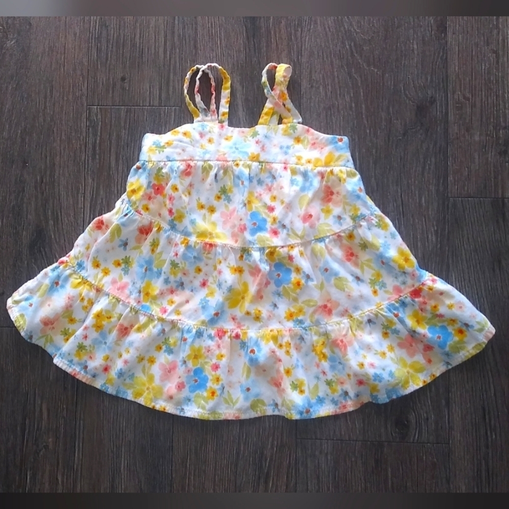 Old Navy Floral Summer Baby Girl Dress Size 9-12 Months
